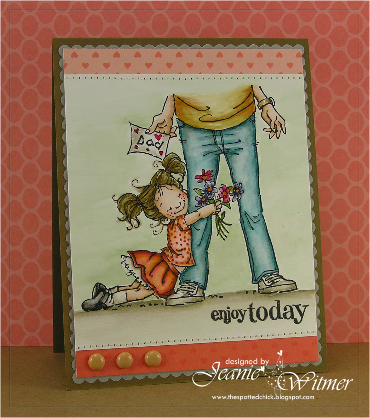 Enjoy Today Card-Jeanie Witmer-The Spotted Chick