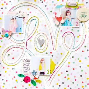 Technique Spotlight With Paige Evans Fancy Free Layouts Stamp