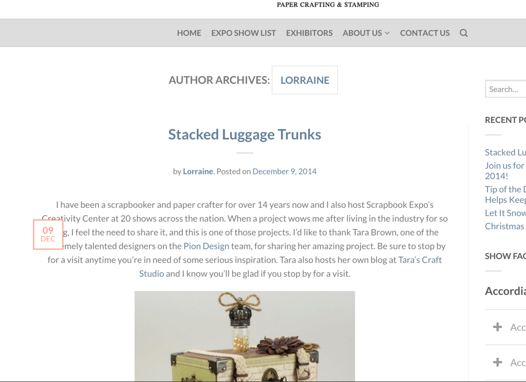 Stamp & Scrapbook EXPO