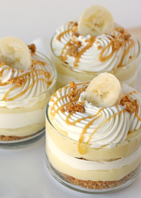 Banana Carmel Cream Dessert