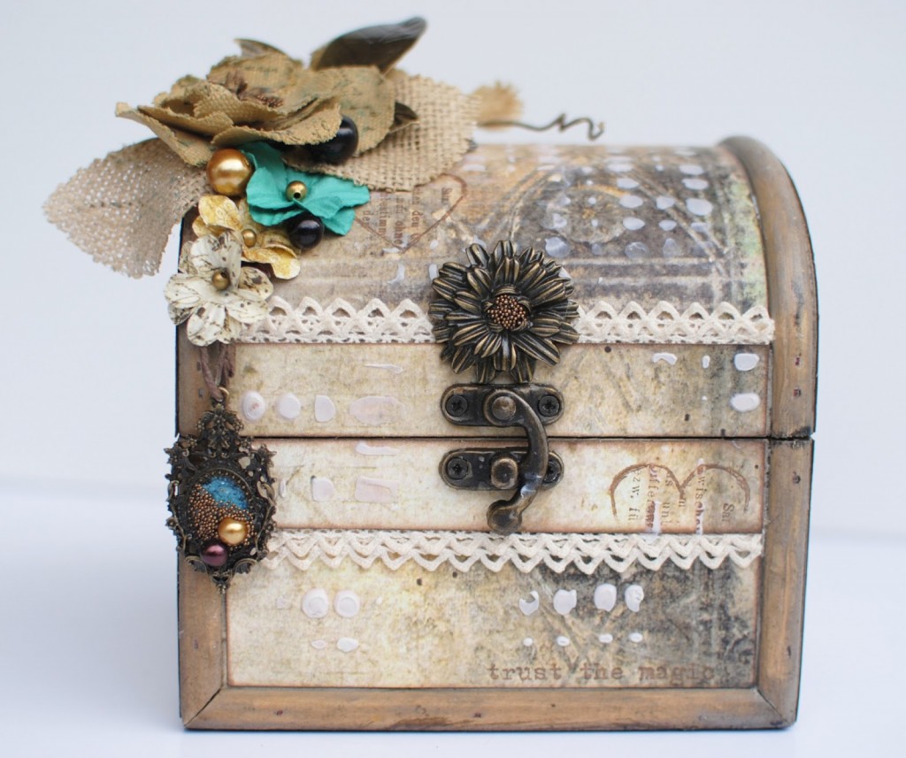 Treasure Box With Mini Album By Delaina Burns