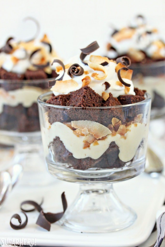 Toasted Coconut Trifles 