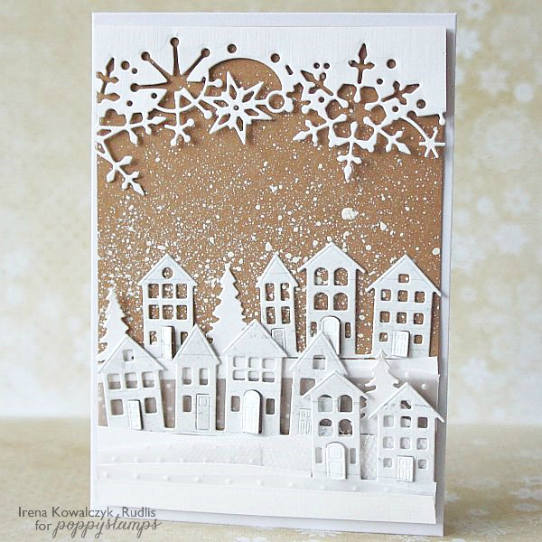 winter landscape card