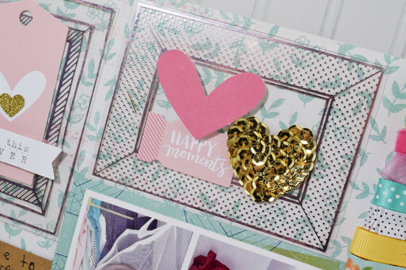 How to Create a Ribbon Border (Video Tutorial) by @jbckadams for @scrapbookexpo