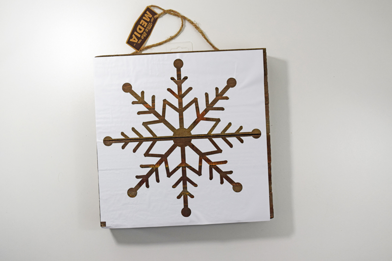 Easy Snowflake Home Decor by @jbckadams for @scrapbookexpo