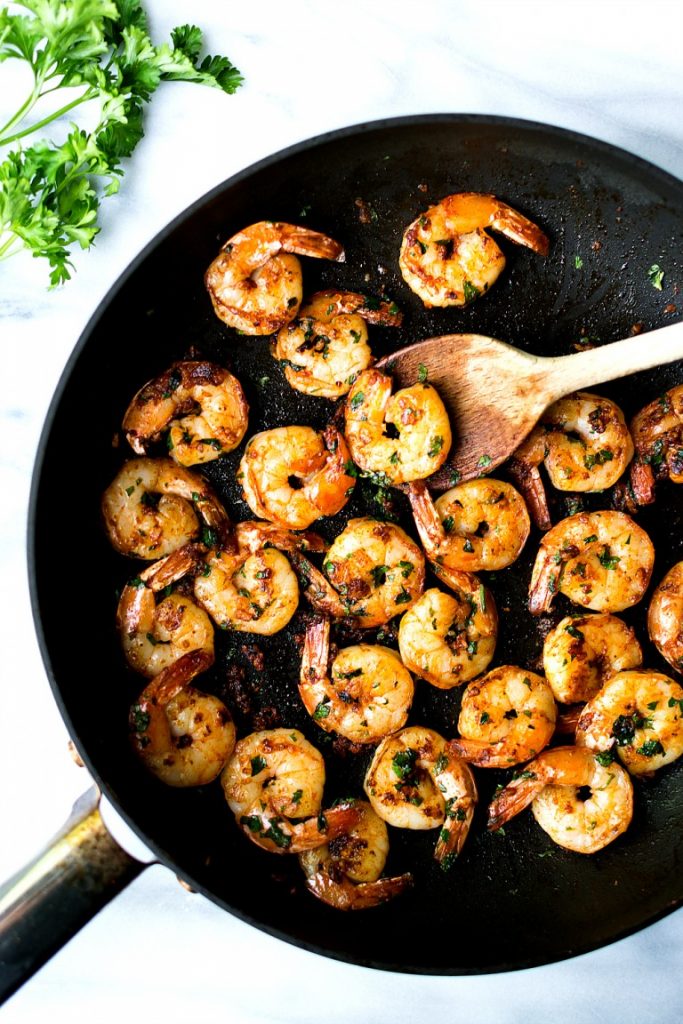 Weight Watchers Garlic Shrimp Recipe – 2 Points 
