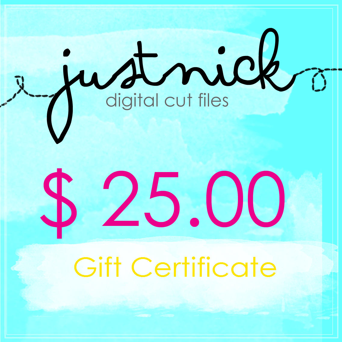 Just Nick $25 gift certificate