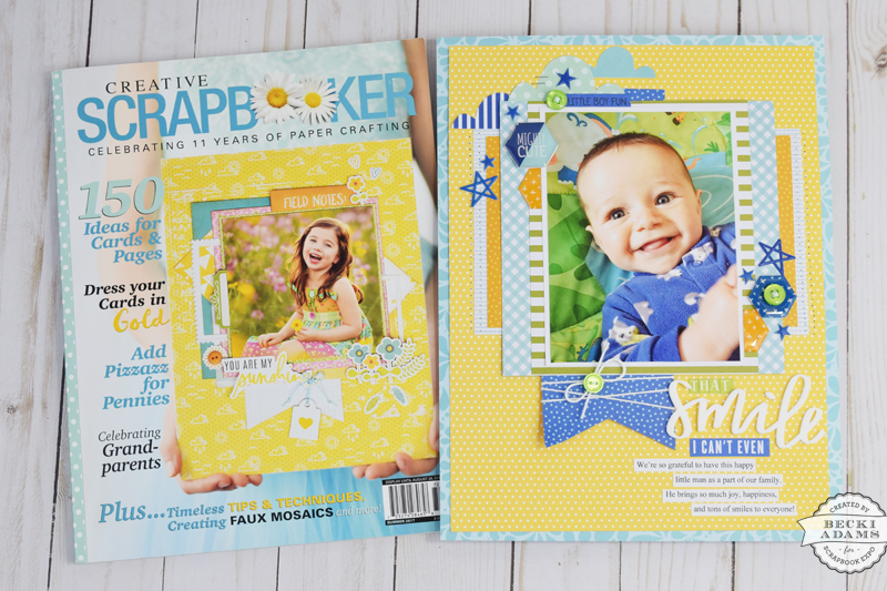 Creative Scrapbooker Magazine Giveaway by @BeckiAdams for @scrapbookexpo and @csmscrapbooker #ssbe2017 #csmscrapbooker #beckiadams #inspirationstation