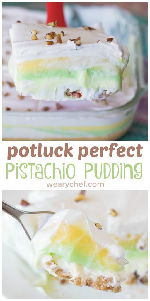 Layered Pistachio Pudding Dessert