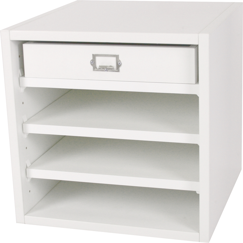 Cube-16-inch-Traditional-three-shevles-with-one-optional-drawer