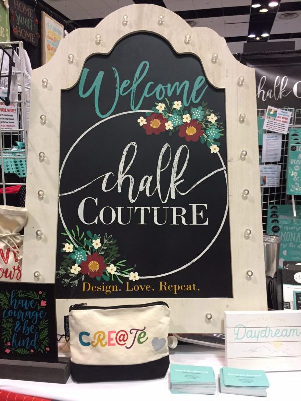 chalk couture sign Stamp & Scrapbook EXPO