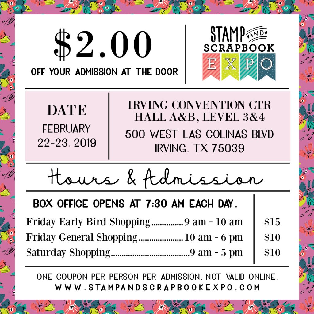 01 Irving Stamp & Scrapbook EXPO