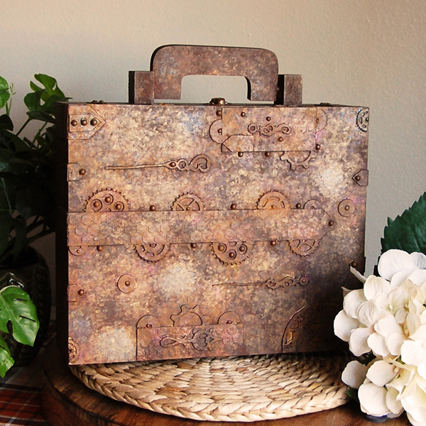 _Steampunk-Style Traveling Case