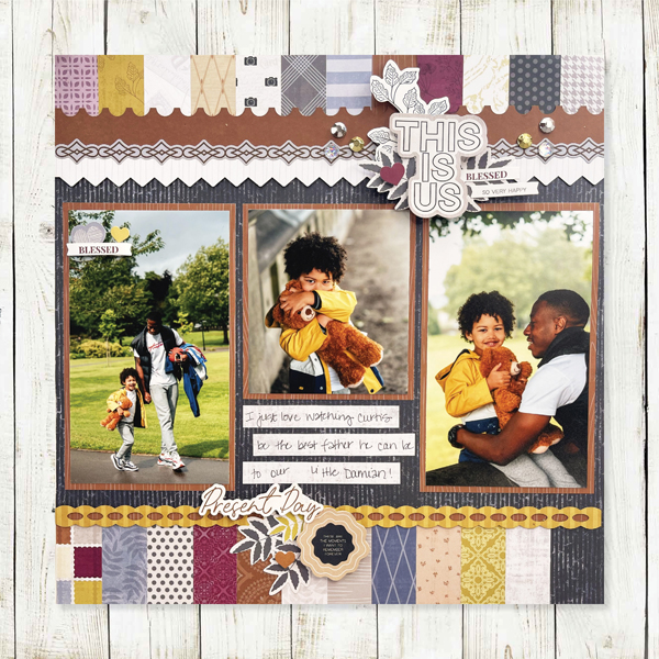 _Our Moments Scrapbook Page 