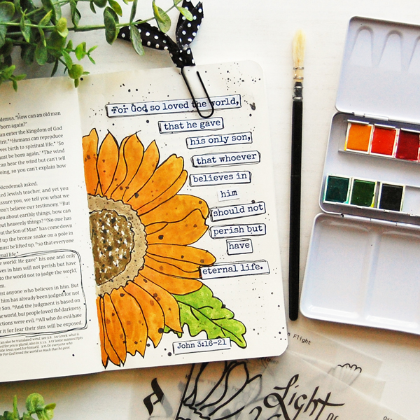 _Bible Journaling One & Done Watercolor Painting