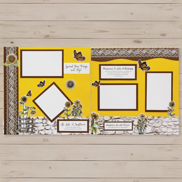 _Sunflowers & Butterflies Layout