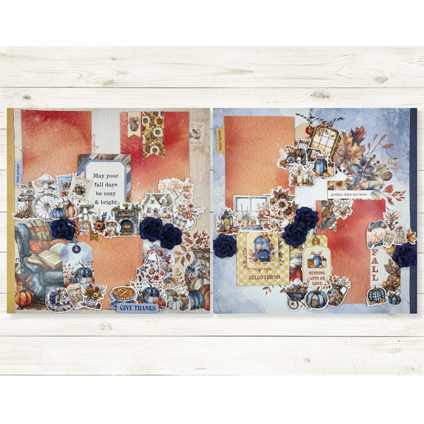_Golden Autumn Days 2-Page Layout