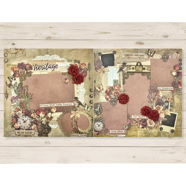 _49 & Market Nostalgic Memories 2-Page Layout