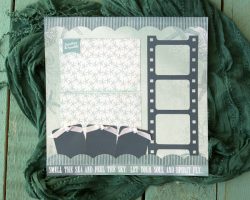 A to Z Scrapbooking A to Z Scrapbooking Smell The Sea 12x12 Layout