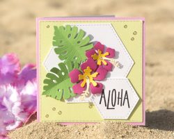 Elizabeth Craft Designs Aloha Card