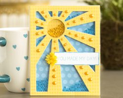 Queen & Co You Make My Day Shaker Card