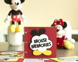Paper Wizard Mouse Memories Mini Book