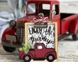 Krazy Kreations Vintage Truck Ornament MMTE