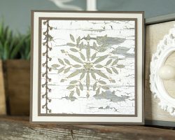 Elizabeth Craft Designs Sparkling Snowflake Card