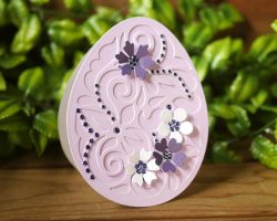 Elizabeth Craft Designs Elegant Egg Easter Card