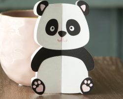 itscheaperthantherapy.com Panda Fold A Long Card