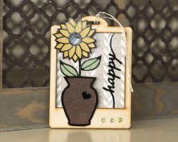 Krazy Kreations Wood Tag